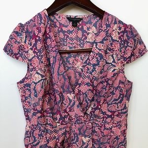 Banana Republic Wrap Top. M